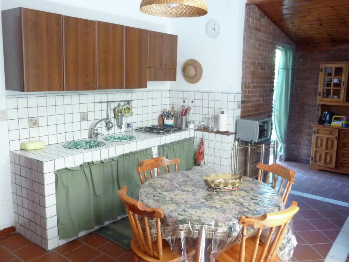 Casa Unifamiliar Con Jard N Privado Villa Agnone Bagni Buitenkant foto